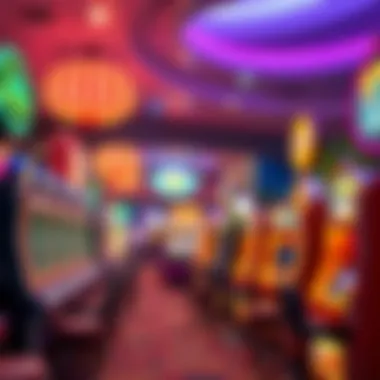 Vibrant Atmosphere of Online Slots in Louisiana An illustration depicting the vibrant atmosphere of online slots in Louisiana