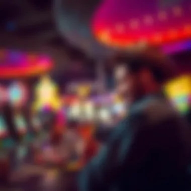 Traveler enjoying a night out at a Caribbean casino