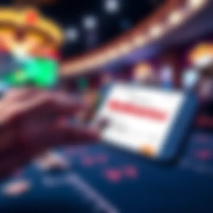 Illustration of downloading the BetAmerica app on a smartphone