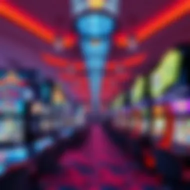 Interior gaming floor at BetMGM