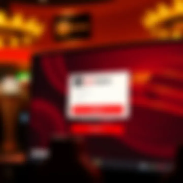 Secure login screen of BetMGM