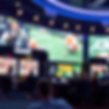 Visual representation of betting advertisements targeting consumers