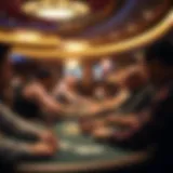 Intense focus at the poker table during Borgata Poker Open