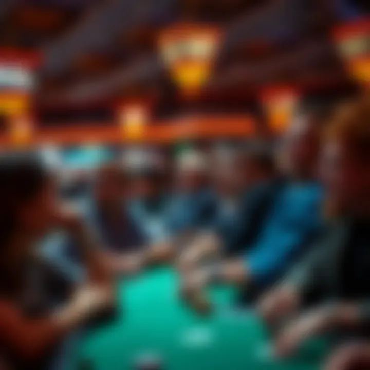 Enthusiastic Crowd at Borgata Poker Open Spectators enjoying the atmosphere at the Borgata Poker Open