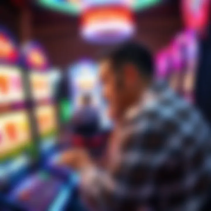 Engaging Gameplay Experience Player engaged in Buffalo Slots gameplay