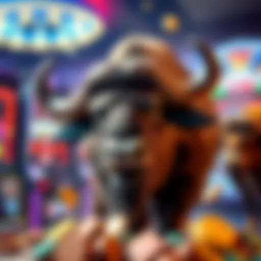 Wild buffalo symbol in Buffalo Slots game