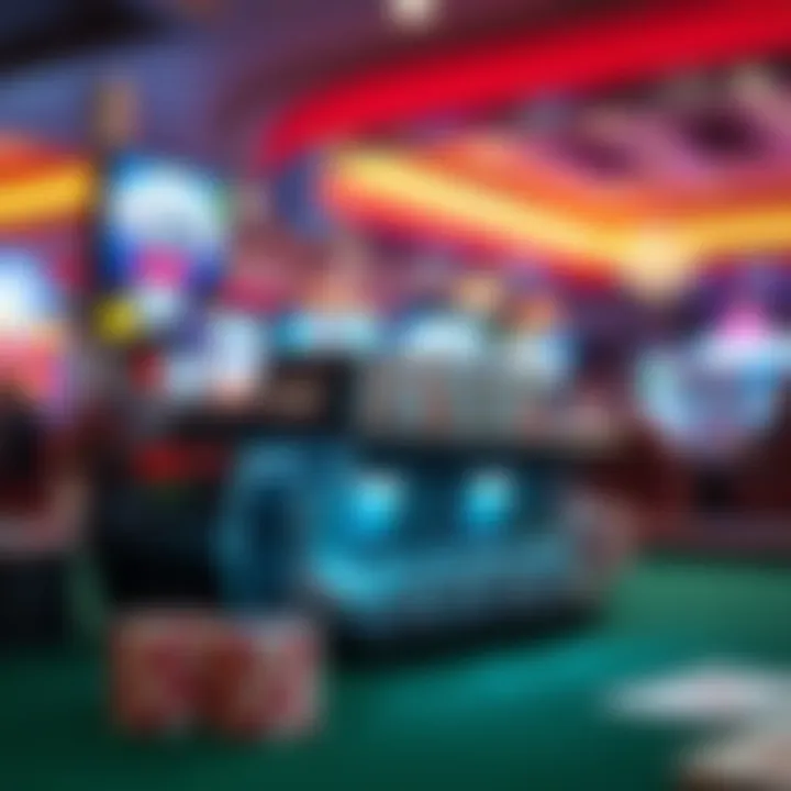 An electronic card shuffler showcasing advanced technology