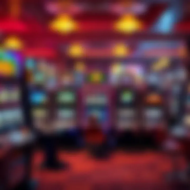 Variety of slot machines available at Casino M8trix