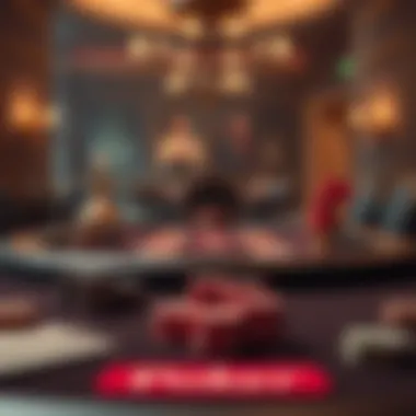 Poker: The Game of Skill and Strategy A serene poker table set up for a high-stakes game