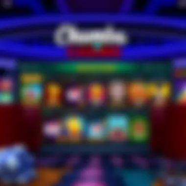 Chumba Casino Game Selection Visual representation of the Chumba Casino interface showcasing game selection