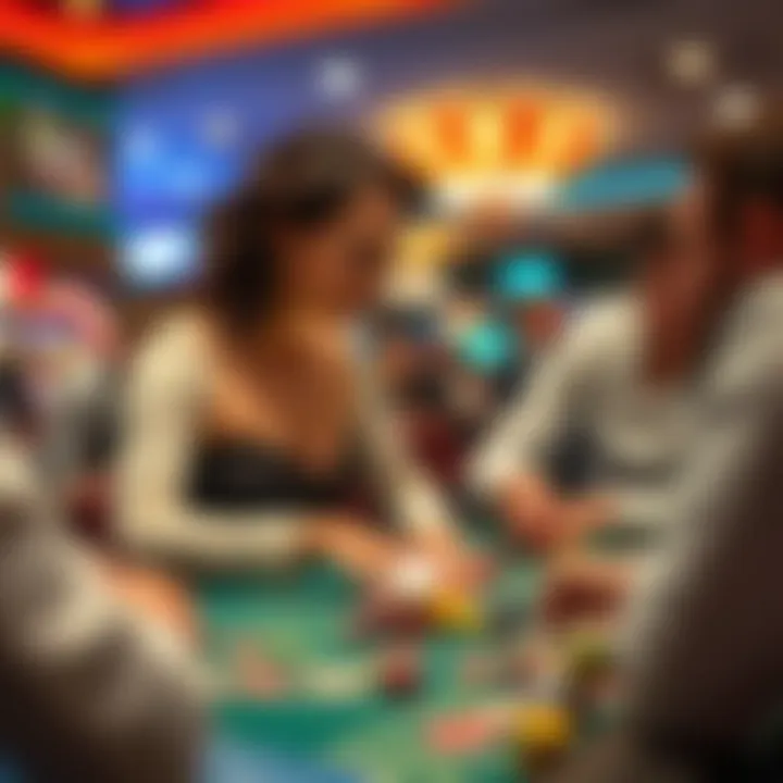 Casino Etiquette and Social Dynamics in Craps Visual representation of casino etiquette and social dynamics