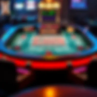 Understanding the Craps Table Layout Colorful craps table layout showcasing various betting options