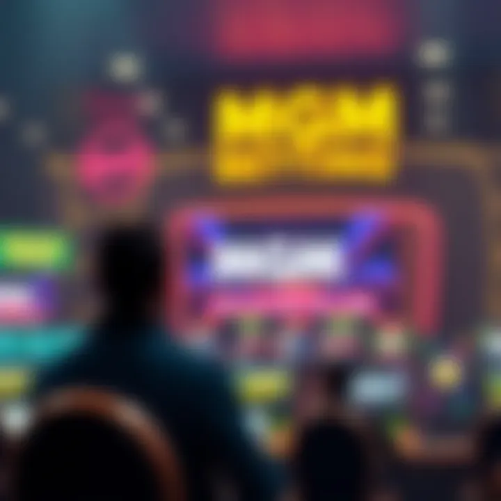 A conceptual graphic of communication channels for sports betting
