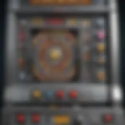 An engaging view of the Diamond Quest slot machine interface