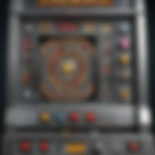 An engaging view of the Diamond Quest slot machine interface