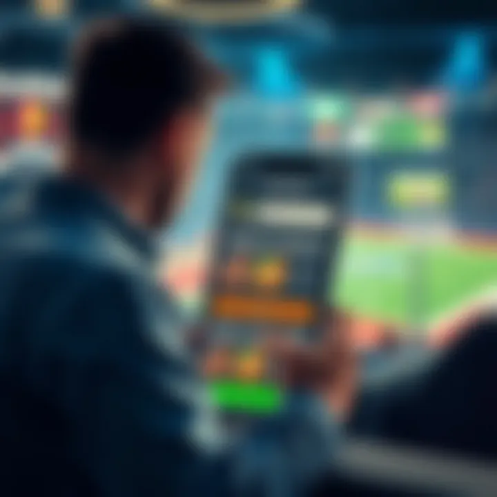User interface of DraftKings Sportsbook app