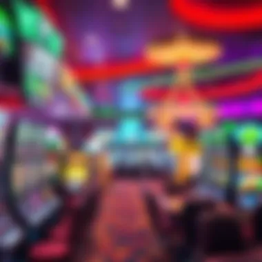 Exciting gaming floor filled with various slot machines and gaming tables.