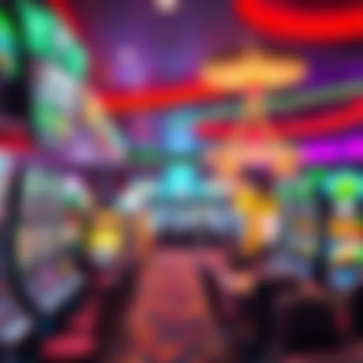 Exciting gaming floor filled with various slot machines and gaming tables.