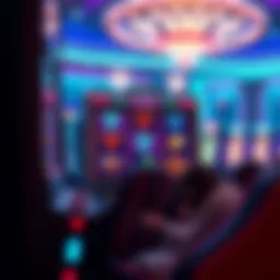 Slots gameplay interface featuring vibrant graphics