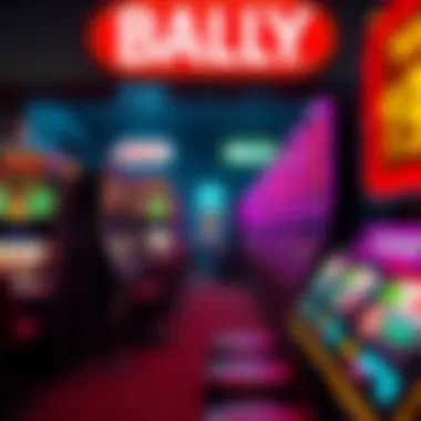 An infographic showcasing the history of Bally gaming and its impact on online slots.