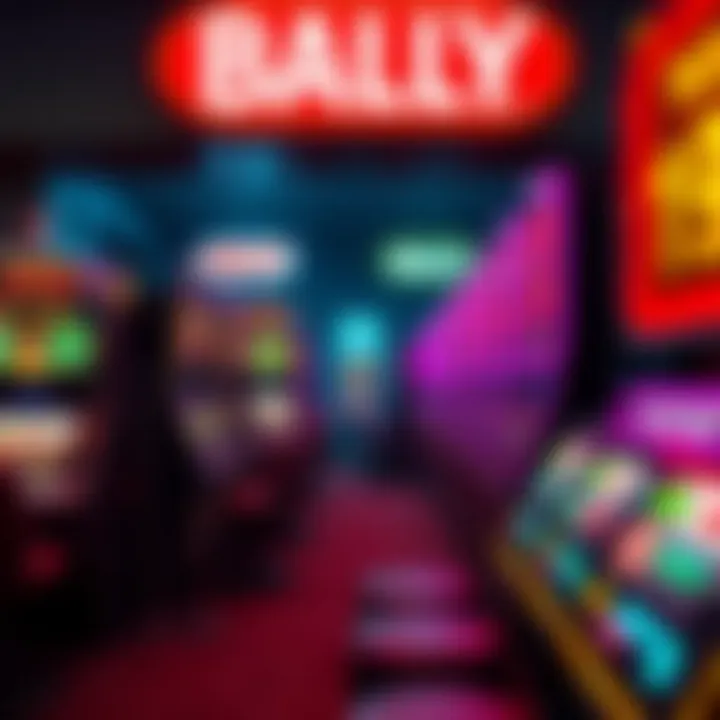 An infographic showcasing the history of Bally gaming and its impact on online slots.