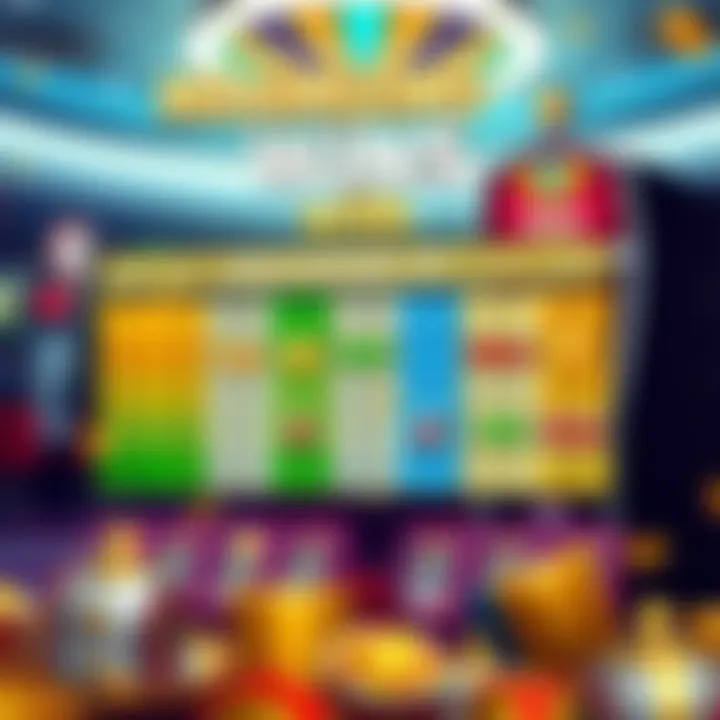 A visually appealing chart depicting strategies for maximizing wins in Bally slots.