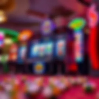 A vibrant Bally slot machine featuring iconic symbols and dynamic animations.