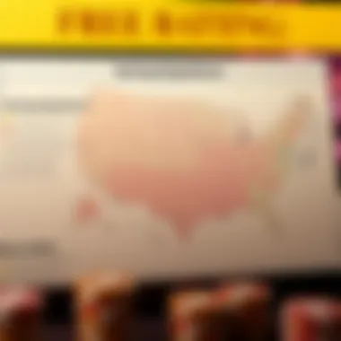 Regional Betting Regulations A map indicating regional differences in sports betting regulations