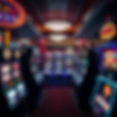 A serene view of Winstar Casino's slot area filled with diverse machines