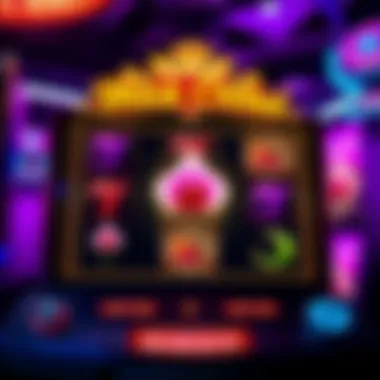 Gameplay Interface of Black Orchid Slot Machine An overview of the gameplay interface highlighting unique features
