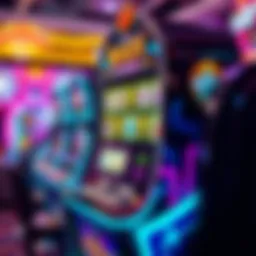 The mesmerizing design of the Black Orchid slot machine featuring vivid graphics