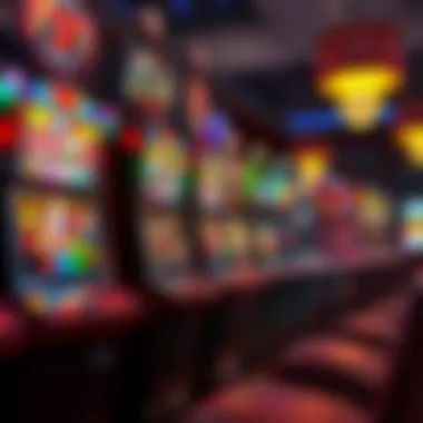 A vibrant slot machine display showcasing unique features