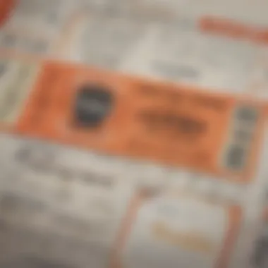 A close-up of a sports betting ticket with odds and team logos printed clearly