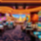 Panoramic view of a newly opened casino in New York