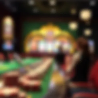 A serene image promoting responsible gaming practices