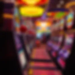 Vibrant slot machines in a Florida casino