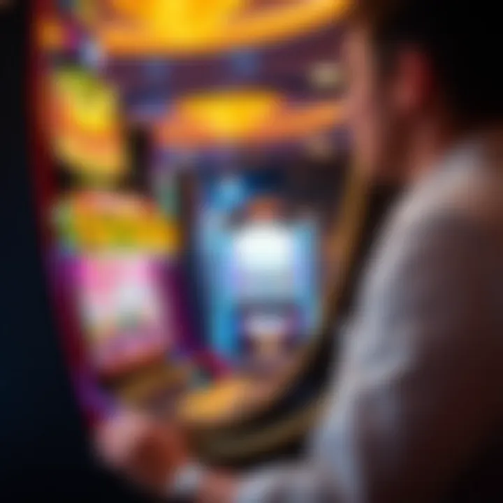 Player engaging with a fast fortune slot game