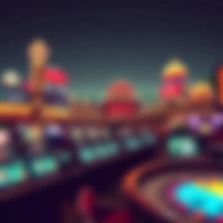 Illustration of the historical evolution of Foxwood Casino over the years