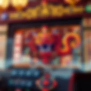 Gameplay interface showcasing the Lion Festival slots