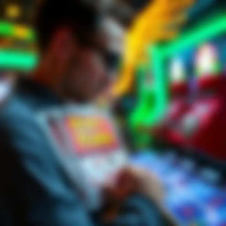 A graphic representation of the psychology behind gambling