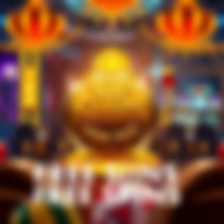 Illustration of free spins concept