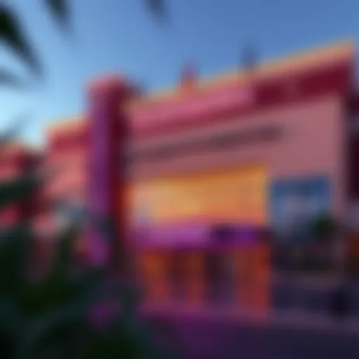 Exterior view of Grandsierra Casino showcasing modern architecture