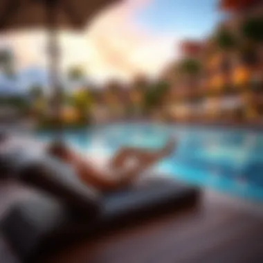 Relaxing by the Pool at Ilani Resort Luxurious pool area at Ilani Resort