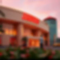 Exterior view of Jade Casino showcasing its modern architecture