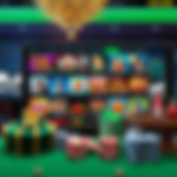 Screenshot of diverse gaming options available at Jade Casino