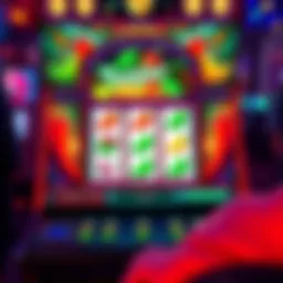 Vibrant graphics of Jumpin' Jalapenos slot game interface