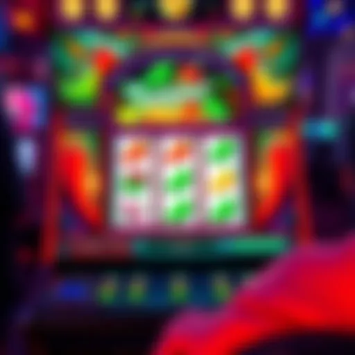Vibrant graphics of Jumpin' Jalapenos slot game interface