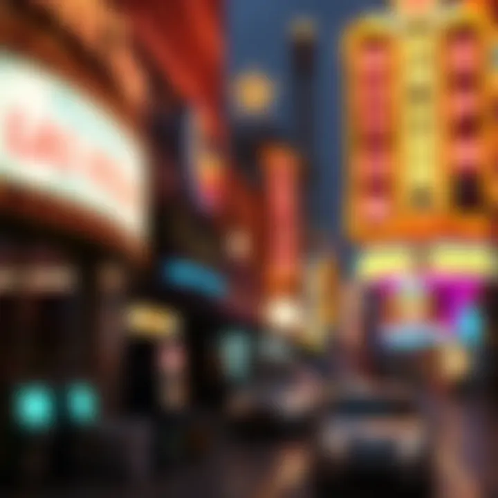 Fremont Street Adventure A stunning view of the vintage Fremont Street Experience