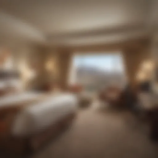 Luxurious interior of a Las Vegas hotel room