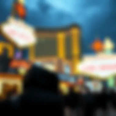 A dramatic scene from a television series set in Las Vegas